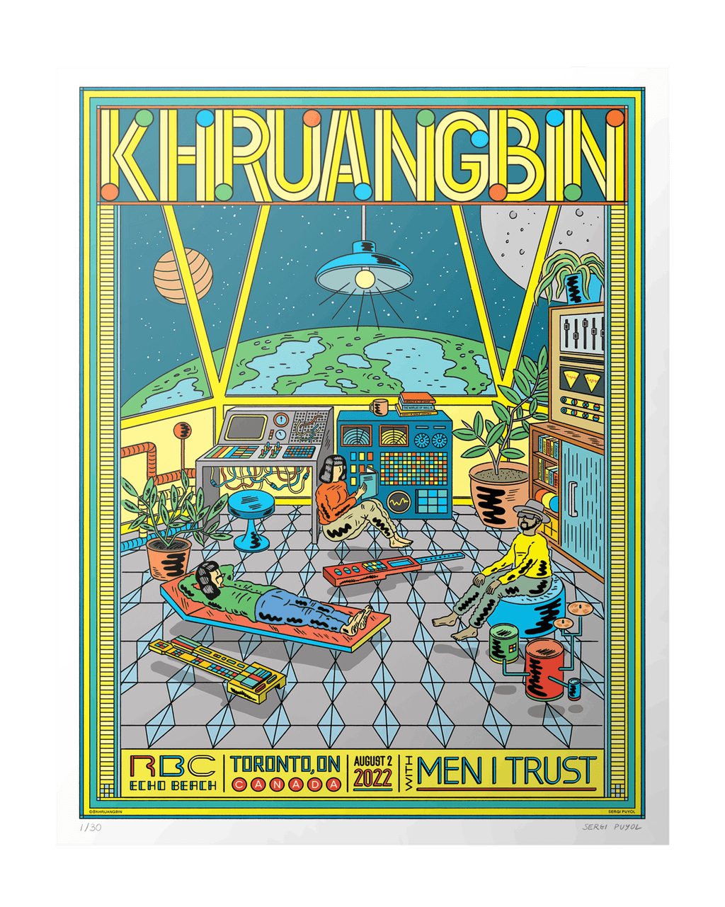 Print offset - Khruangbin in the Space