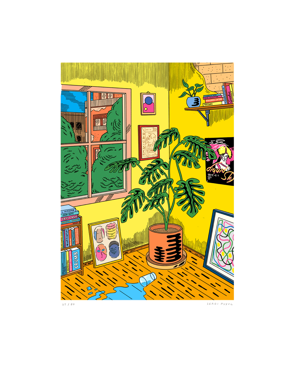 VASO - Lámina A3 exclusiva a 5 tintas