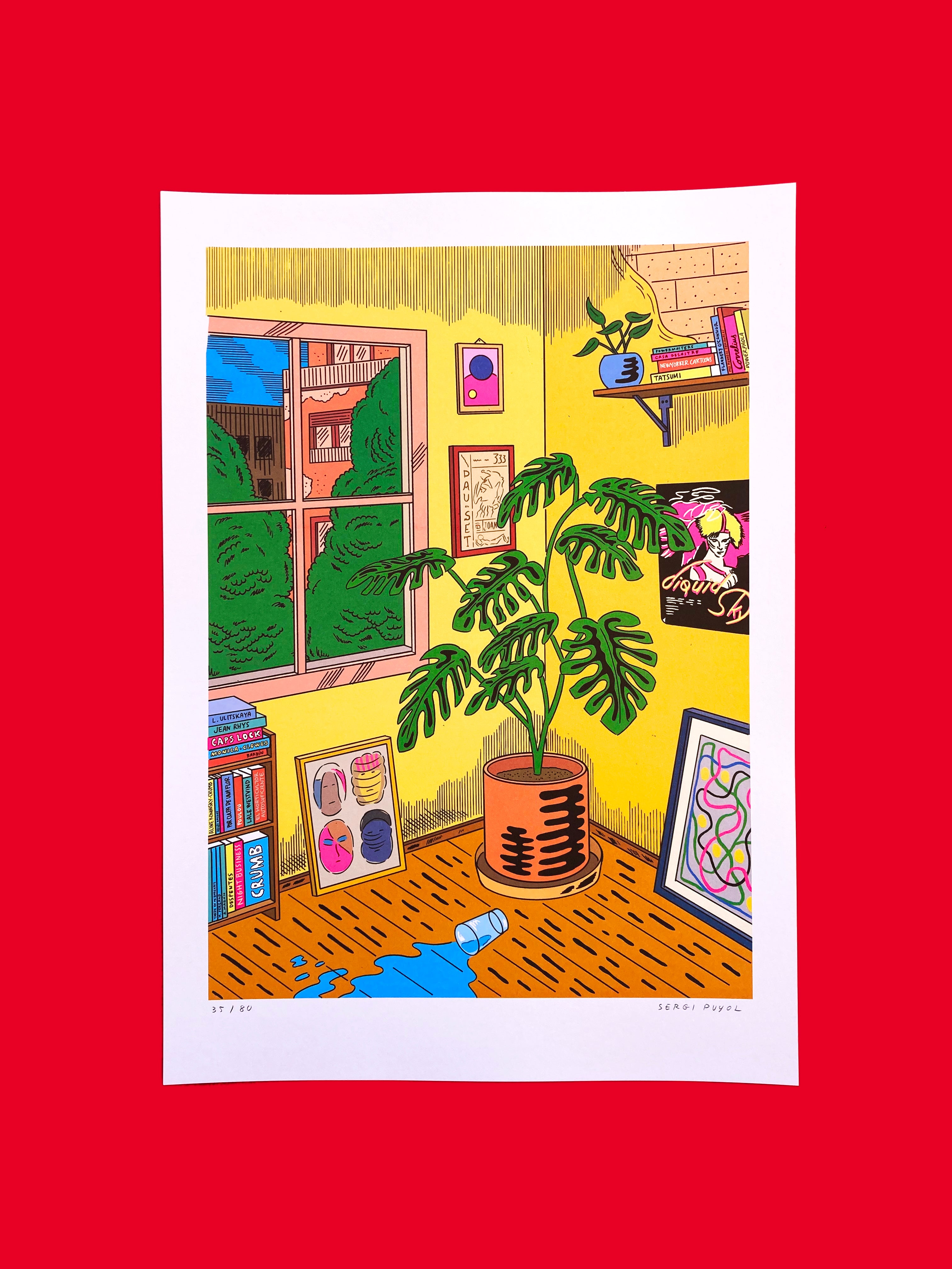 VASO - Lámina A3 exclusiva a 5 tintas