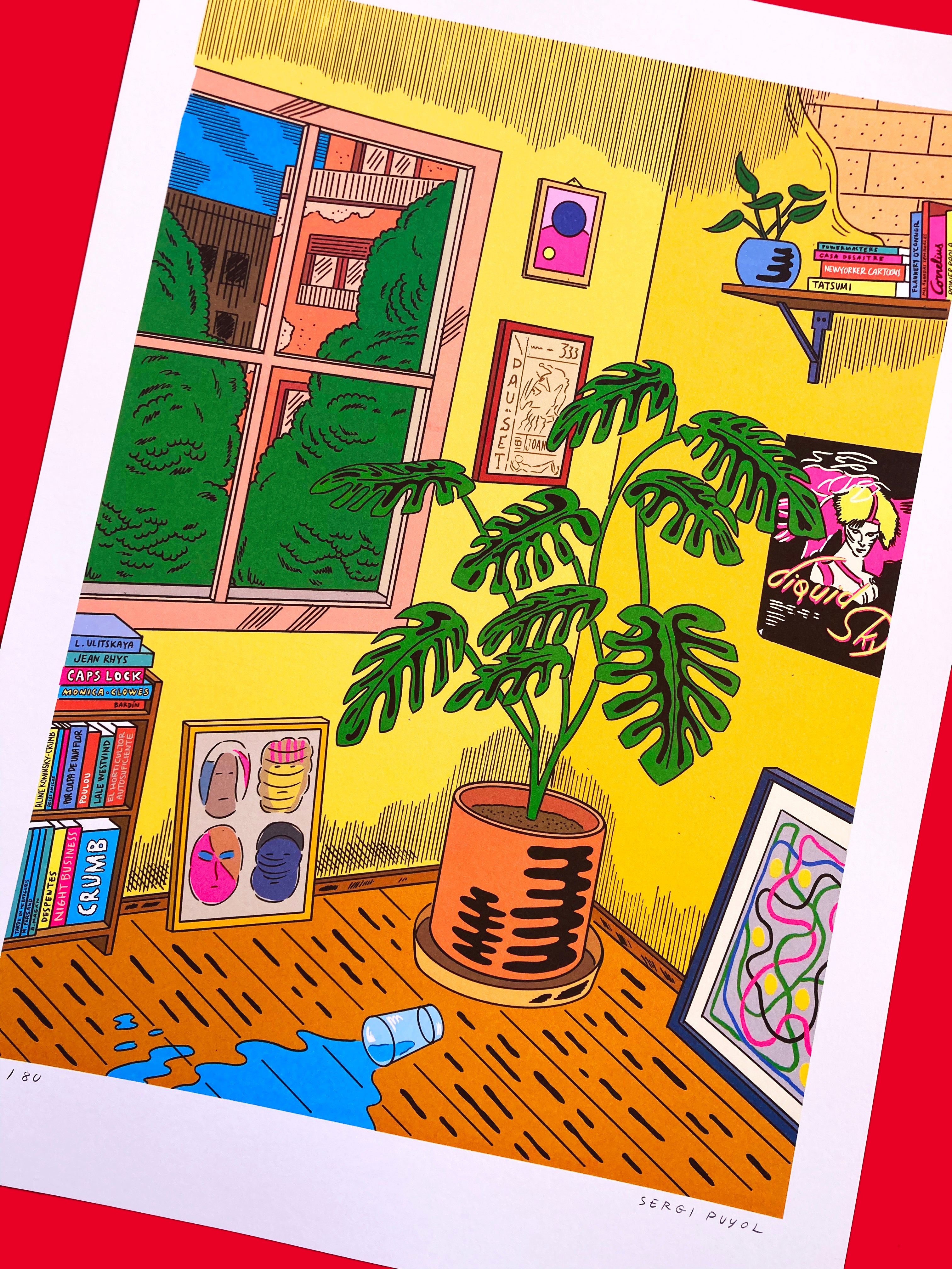 VASO - Lámina A3 exclusiva a 5 tintas