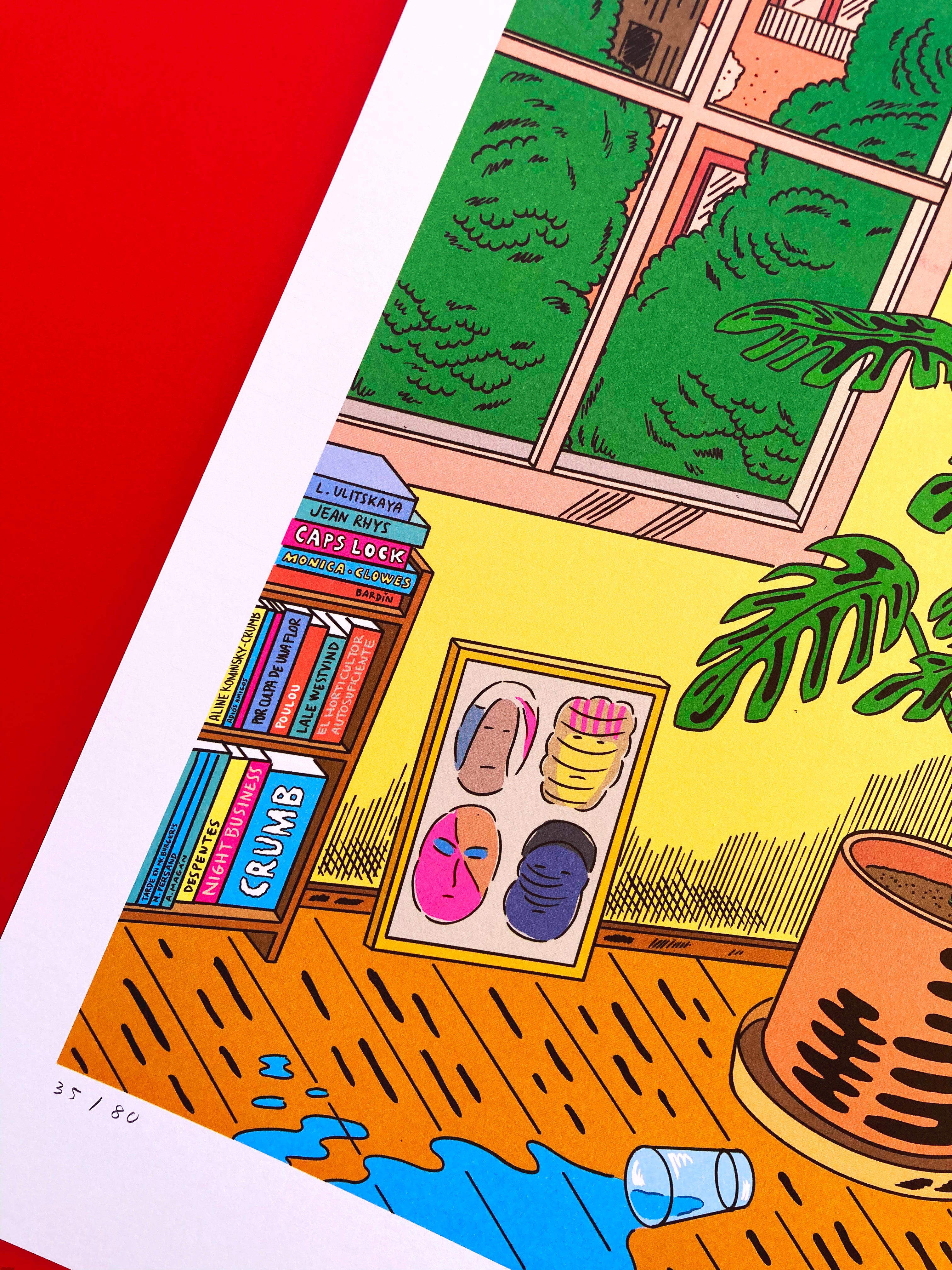 VASO - Lámina A3 exclusiva a 5 tintas