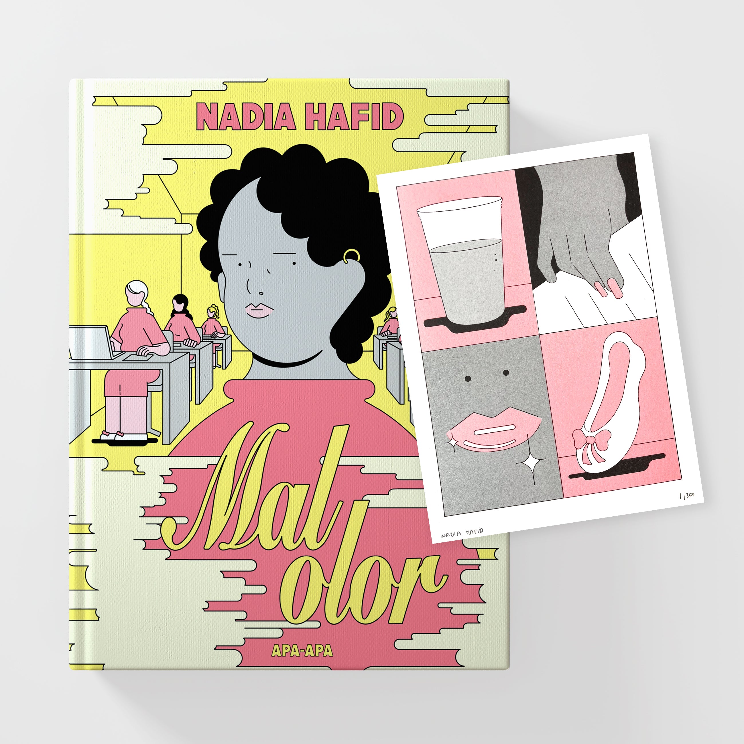 Mal olor + Lámina en risografía