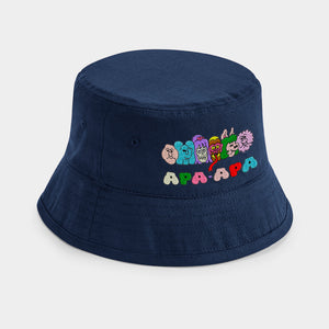 Gorro Bucket - "Cuántos amiguis en fila"