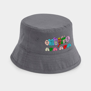 Gorro Bucket - "Cuántos amiguis en fila"