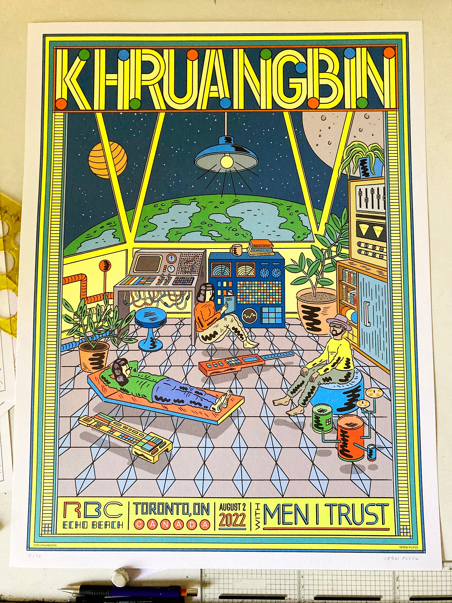 Print offset - Khruangbin in the Space